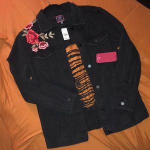Oversized jean jacket